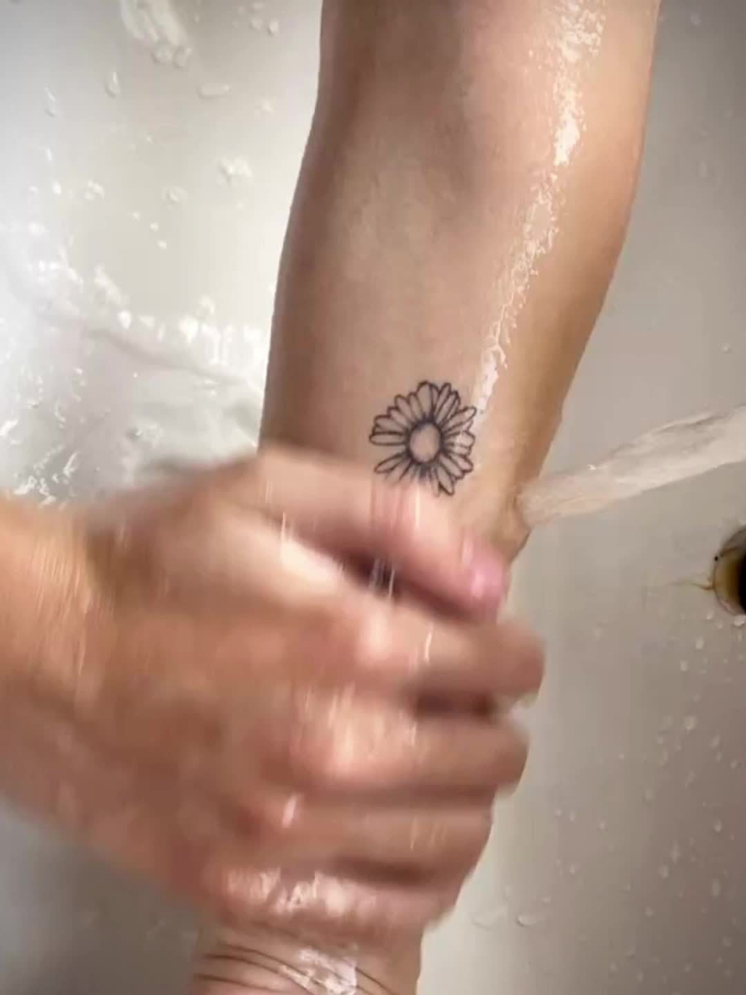 Waterproof Rose Temporary Tattoo Sticker Realistic Semi Permanent Body Art