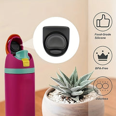 4pcs Water Cup Replacement Silicone Stopper Top Cap for 19-40 oz Bottles