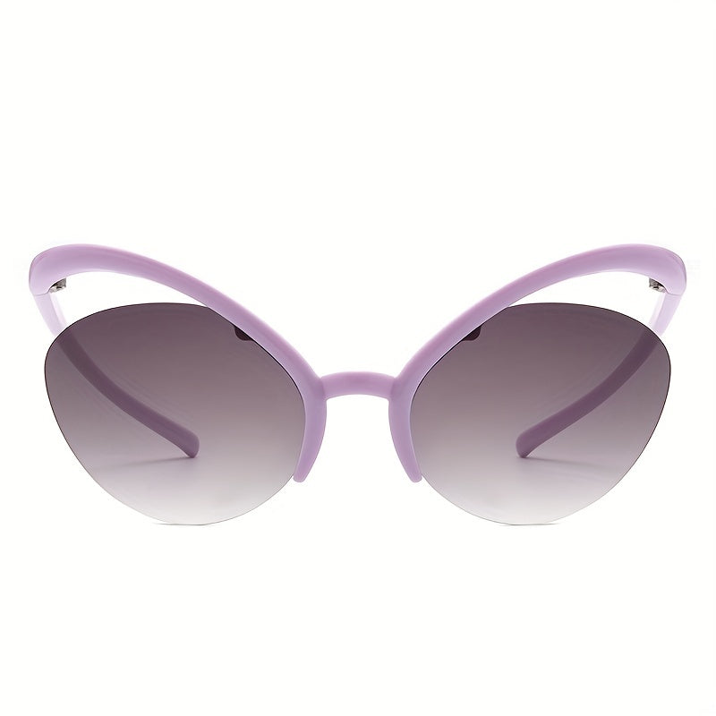 Y2K Butterfly Sunglasses For Women Men UV400 Sun Shades Decorative Glasses
