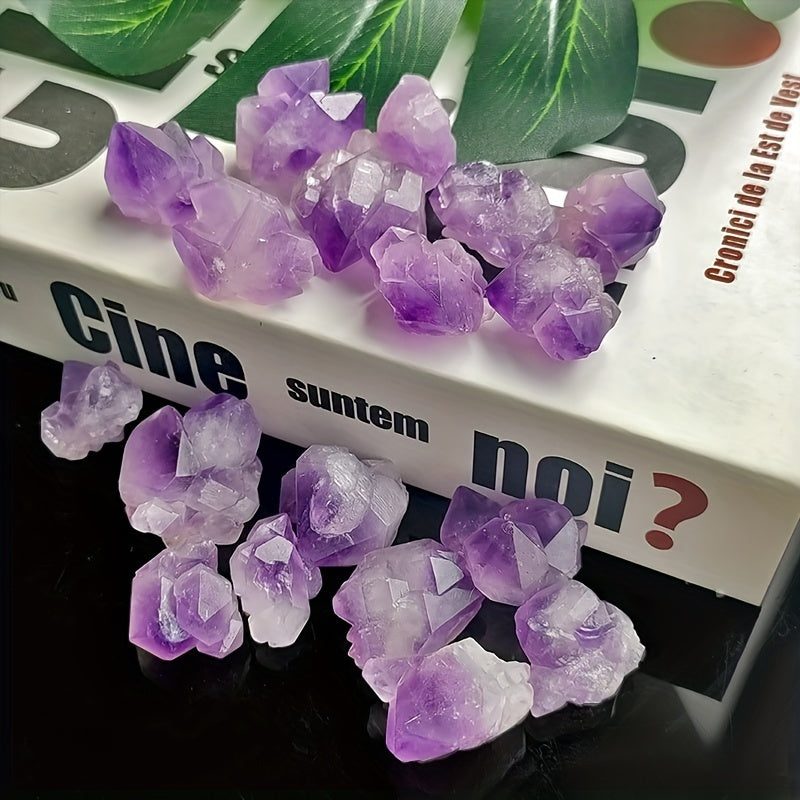 Amethyst Flower Single Crystal Raw Stone Purple Aromatherapy