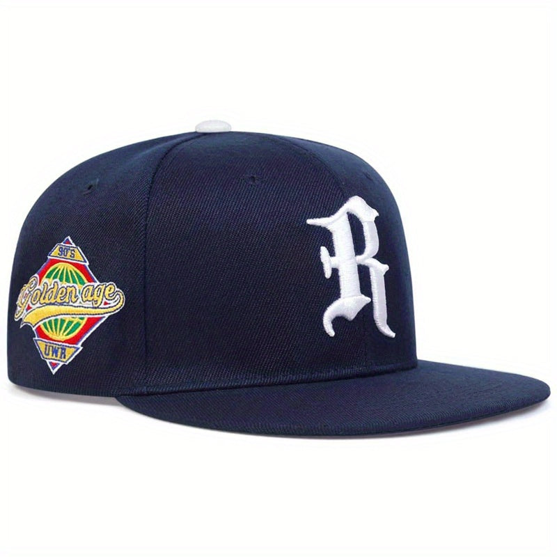 Men's R Letter Baseball Cap Sports Hip Hop Cap