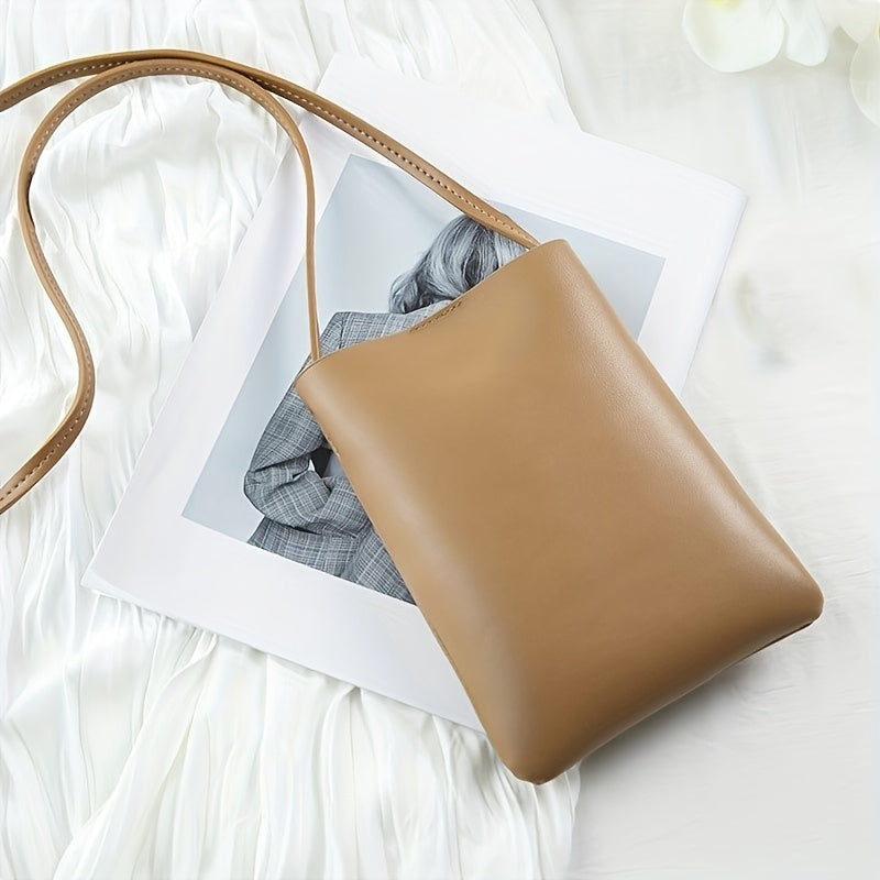 Vertical Phone Bag Women's Mini Crossbody Bucket Bag