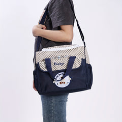 Animal Print Lightweight Messenger Bag for Travel Bear Diaper Bag