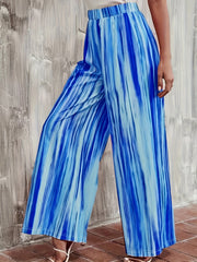  Tie Dye Wide Leg Sports Pants