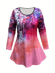  Painting Print Tee & Leggings Set