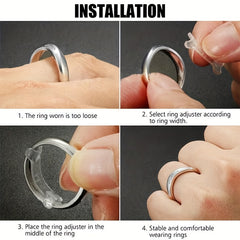 Ring Size Reducer Invisible Ring Adjuster For Loose Rings