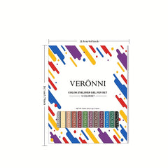 Colorful Eyeliner Set 12 Colors Matte Finish