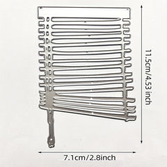 1pc Shutters Metal Die Cuts Curtain Cutting Die Embossing Mold For Card Making