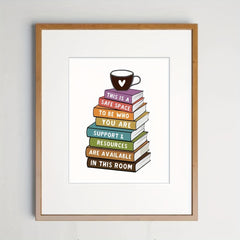 Classroom Decor Safe Space Wall Art Inclusive Art Students Room Decor