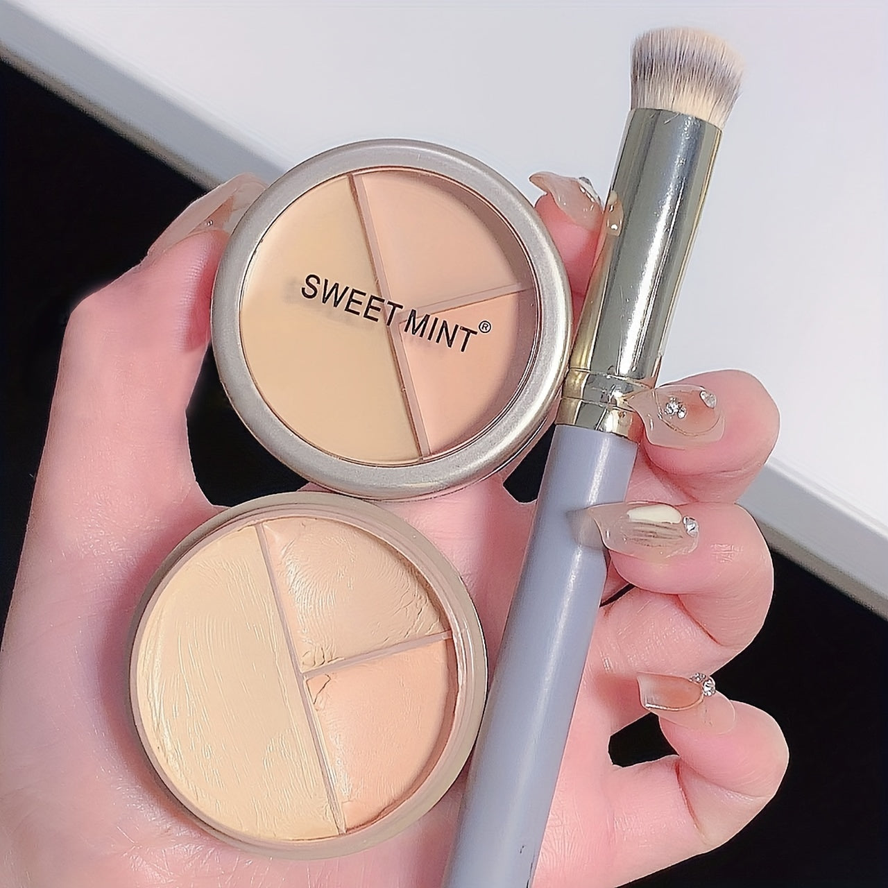 3 Colors Concealer Cream Covering Dark Circles Acne Marks Spots