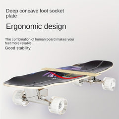 Land Surfing Board S6 Spring Bridge Skateboard Beginner Slip Floor