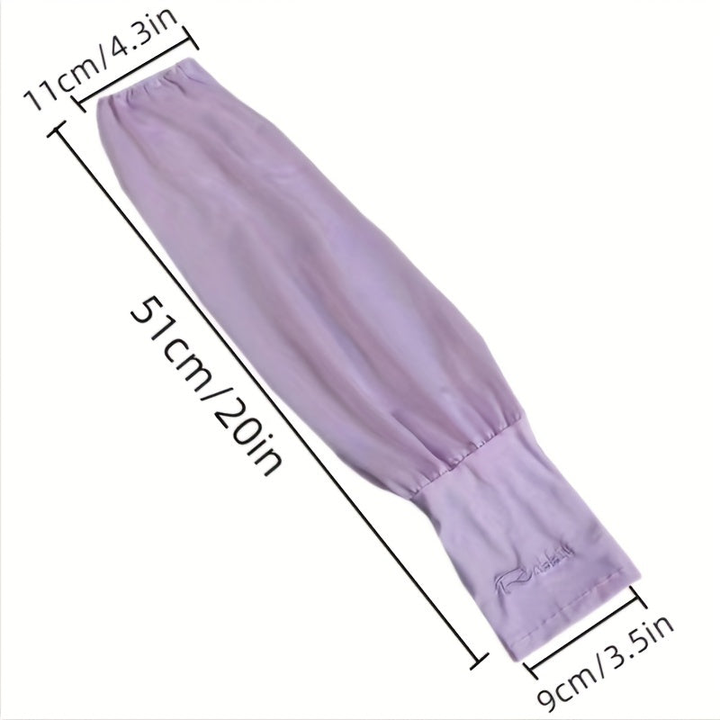 Rabbit Embroidery Ice Gloves Sunproof Sleeves For Women