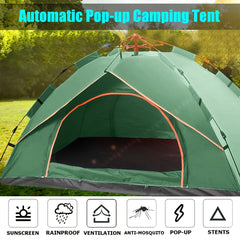 Waterproof Quick Opening Camping Tent Portable Single Layer Tent