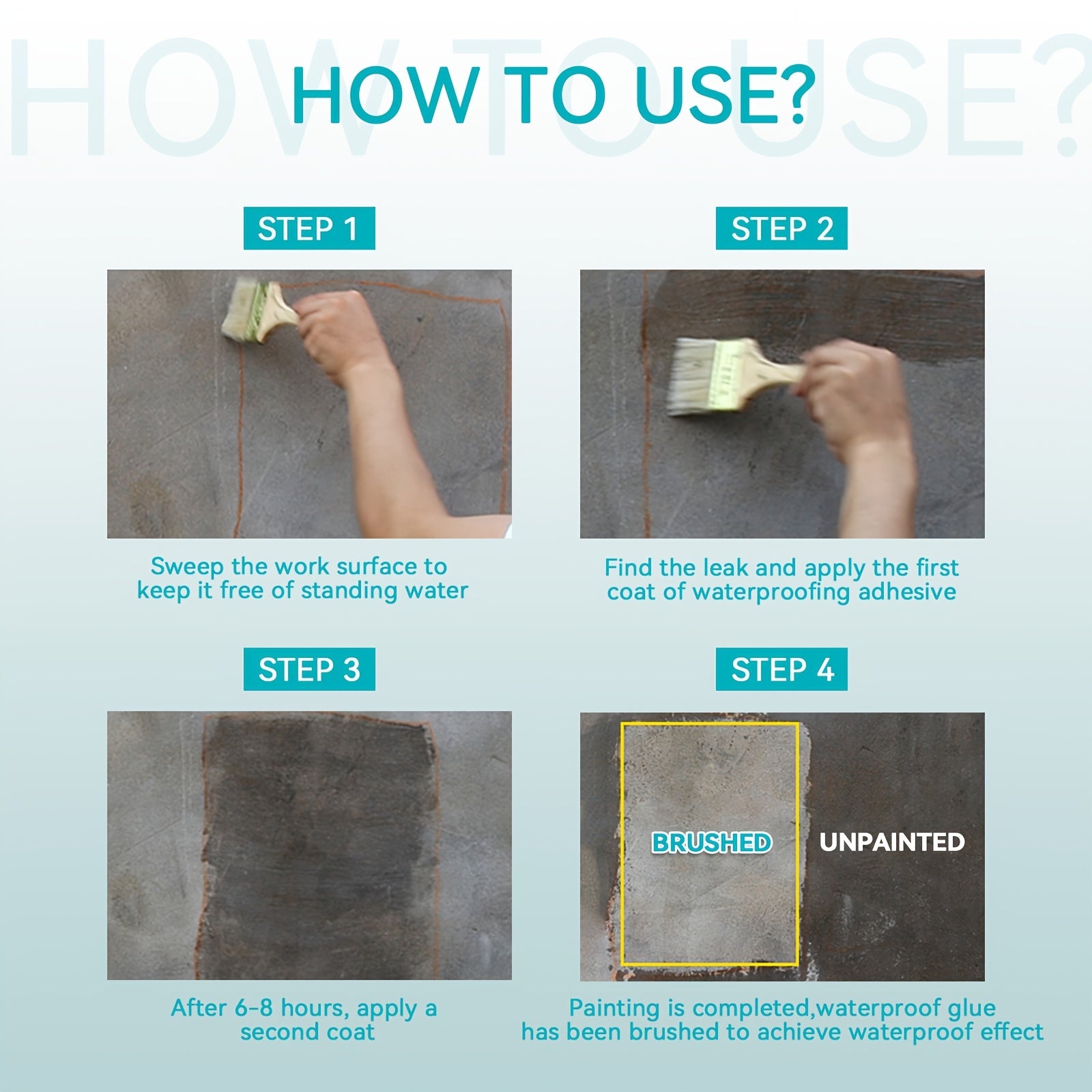 Waterproof Glue for Bathroom Kitchen Roof Leak-proof