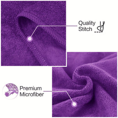 6pcs Microfiber Bath Towel Sets Extra Absorbent Quick Drying