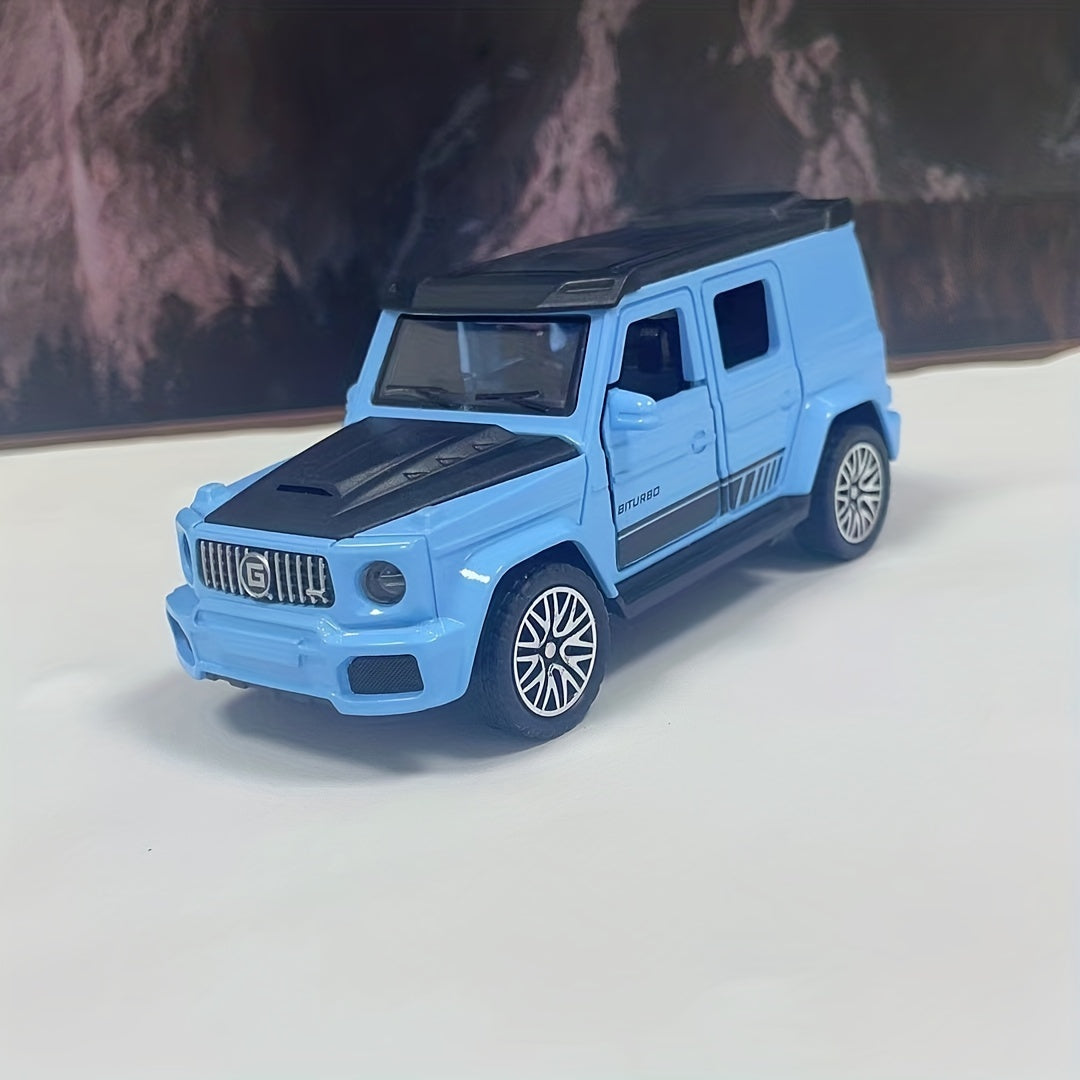 Alloy Off Road Car Toy for Kids Pull Back Door & Cake Ornament