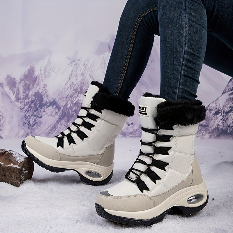 Women's Snow Boots Warm Air Cushion Hiking Shoes