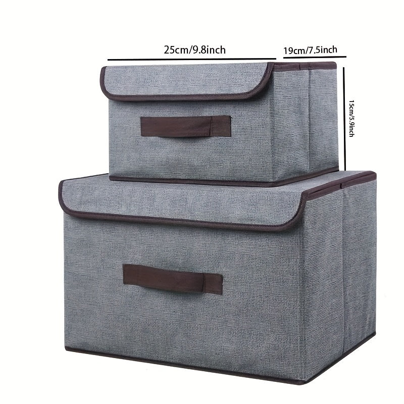 Non-woven Folding Storage Box Clothing Toy Storage Basket