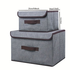 Non-woven Folding Storage Box Clothing Toy Storage Basket