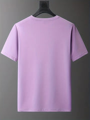 Men's Hand Graphic T-shirt Casual Comfy Crew Neck Tee