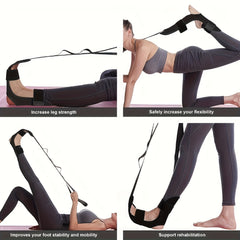Yoga Flexibility Stretching Band Leg Strap Ballet Cheer Dance Gymnastics Trainer