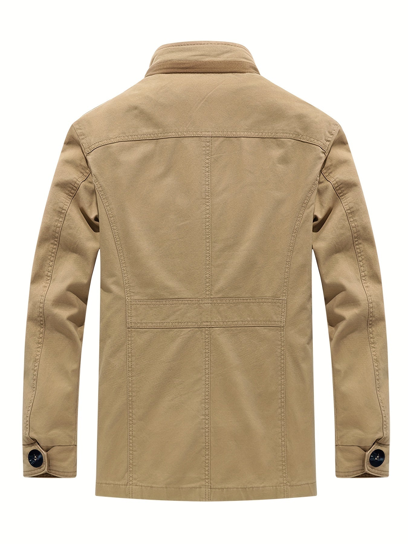 Men's Retro Cotton Jacket Windproof Coat for Autumn and Winter