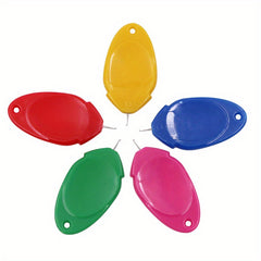 5pcs Needle Threader Tool with Clear Case for Hand Sewing, Machine Embroidery
