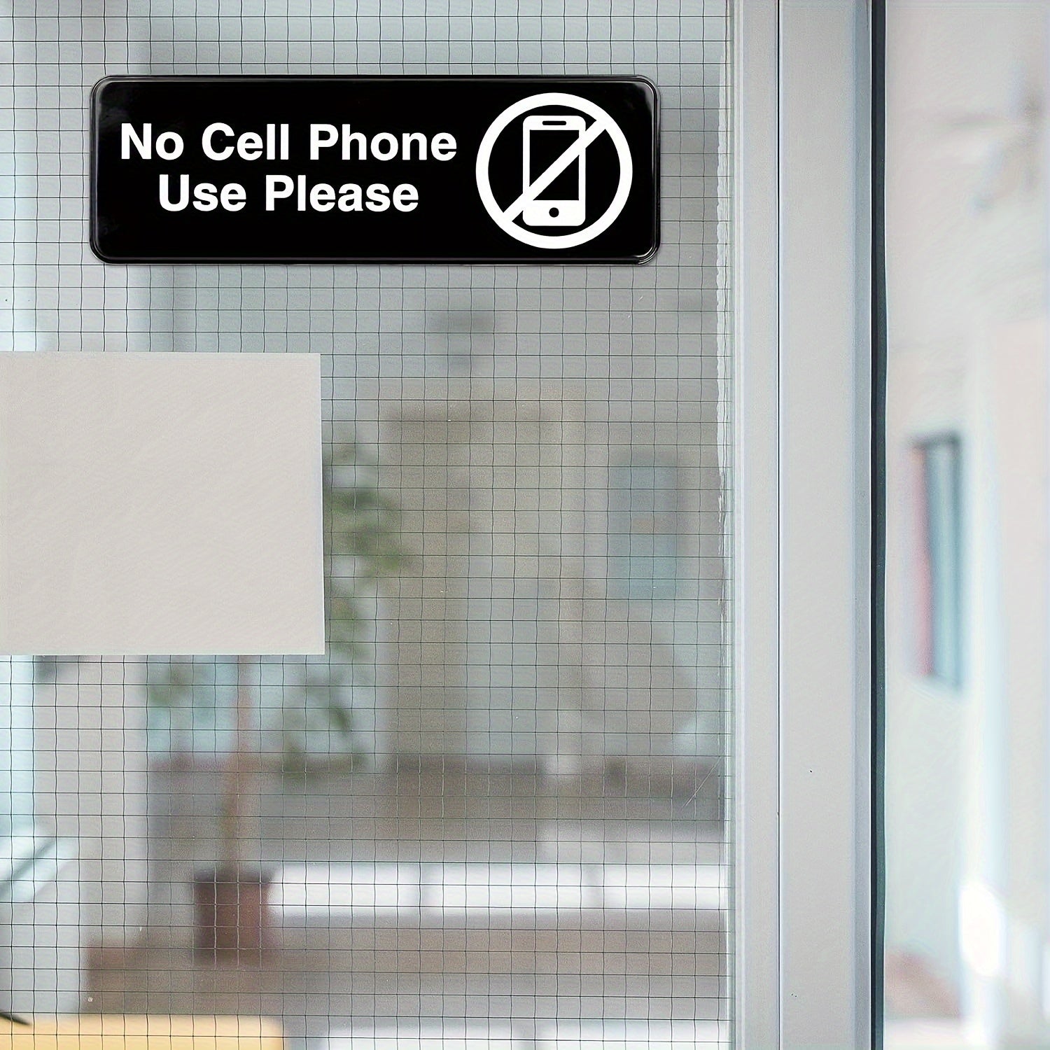 No Cell Phone Use Sign for Office Workplace Gas Stations
