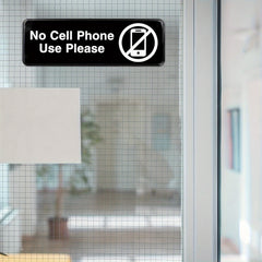 No Cell Phone Use Sign for Office Workplace Gas Stations
