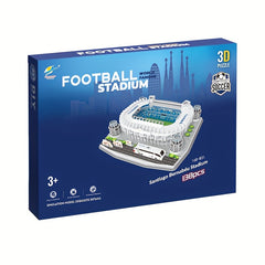 3D Football Field Stadium Architecture Model Puzzle Gift For Fans Kids