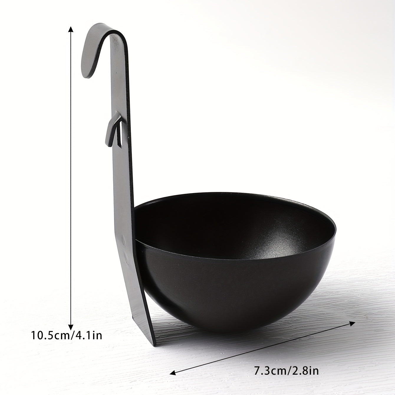 Stainless Steel Egg Poacher with Hook for Even Egg Cooking