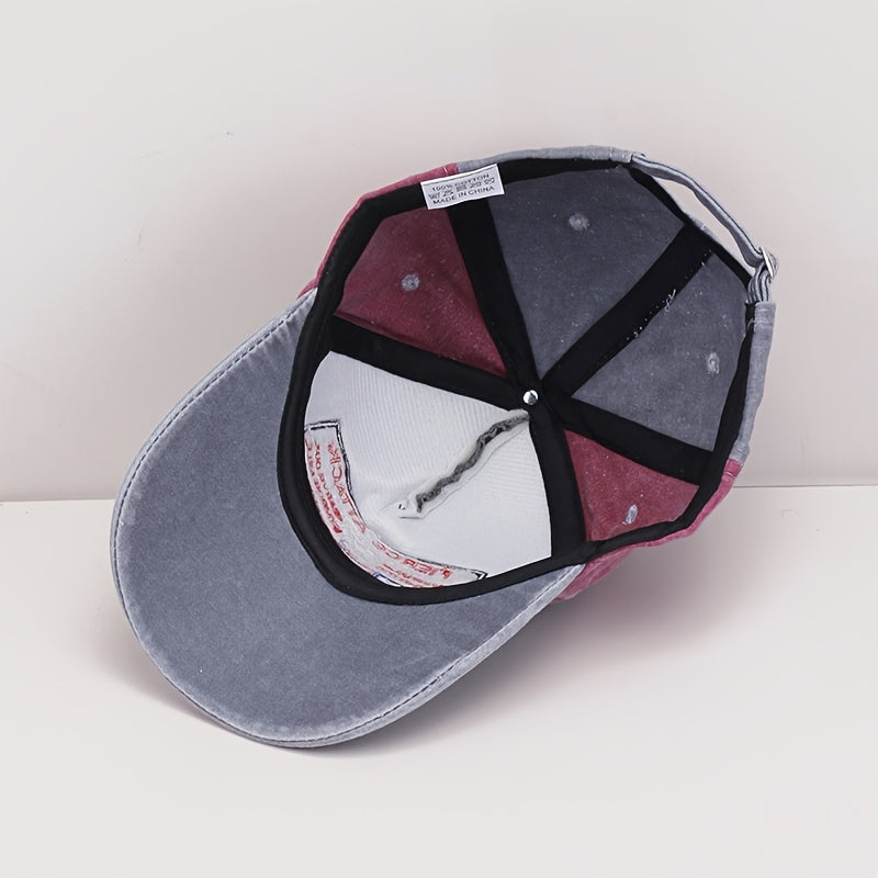 Embroidered Baseball Cap Unisex Casual Hat Outdoor Year Presents Gift for Her