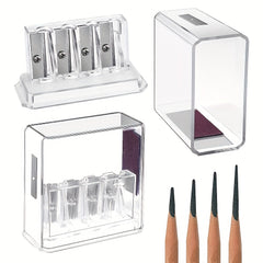 Multifunctional Pencil Sharpener with Cover