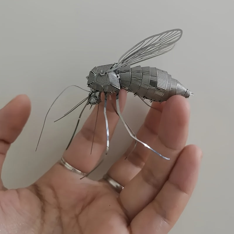DIY Metal Insect Model 3D Puzzle Creative Toy Mosquito Craft Home Decor