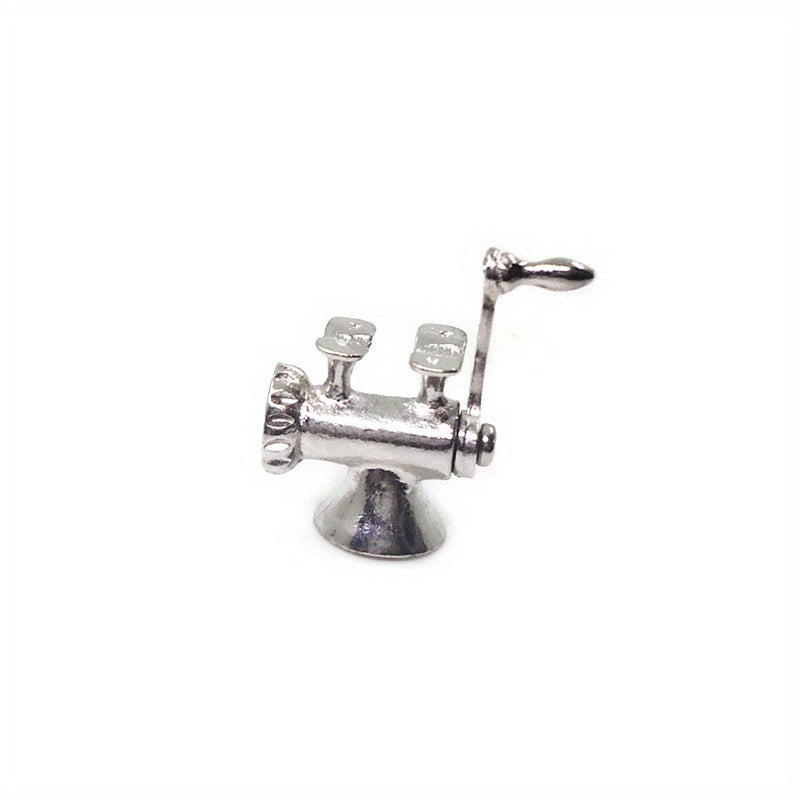 Miniature Kitchen Meat Grinder for 1:12 Scale Dollhouses