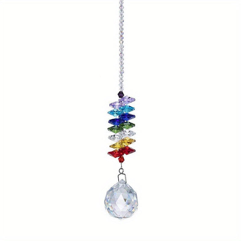 Colorful Glass Chandelier Suncatchers Prisms Hanging Ornament
