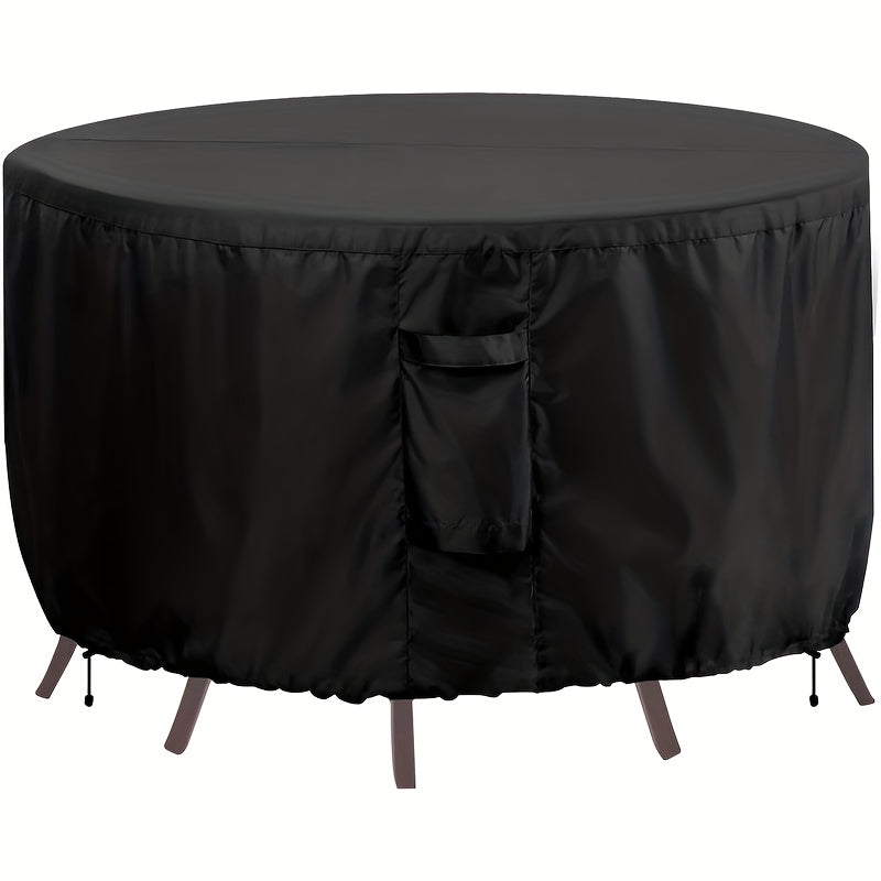 Round Patio Furniture Covers Waterproof Outdoor Table Chair Set Covers