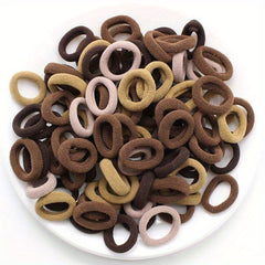 200pcs Vibrant Hair Ties Elastic Ponytail Holders for Girls & Kids