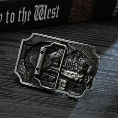 Casual Fishing Pattern Belt Buckle for Men