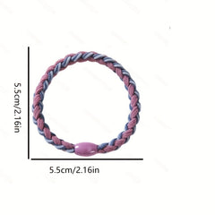Mixed Twist Hair Tie High Elasticity Hair Rope Style Hair Ring Ponytail Holder