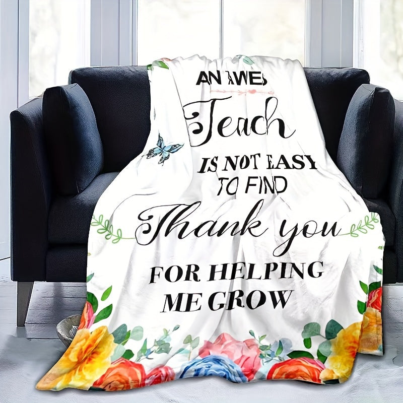 Teacher's Outdoor Flannel Blankets for Home Travel
