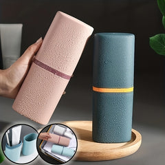 Dustproof Toothbrush Holder Portable Cup Storage Box for Traveling Camping
