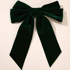 4 PCS Velvet Bow Hair Clip French Barrette Hair Accessories