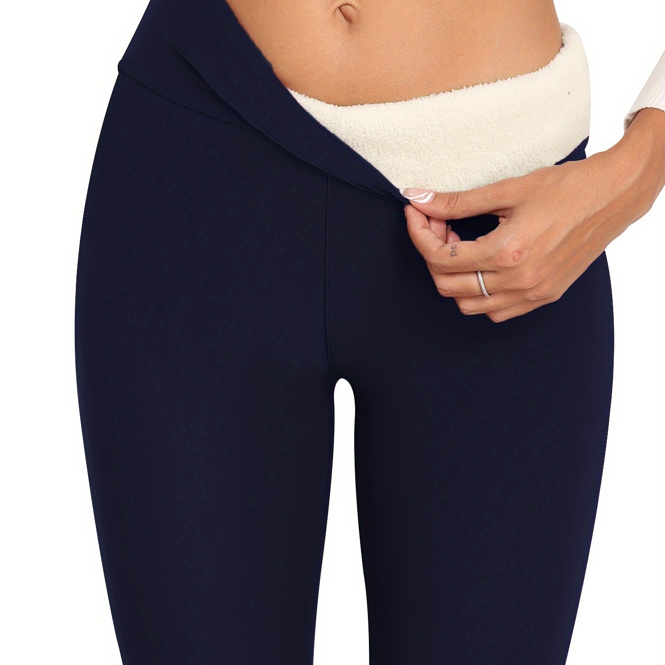 Warm Winter Fleece Leggings High Waist Sports Leggings Women Activewear