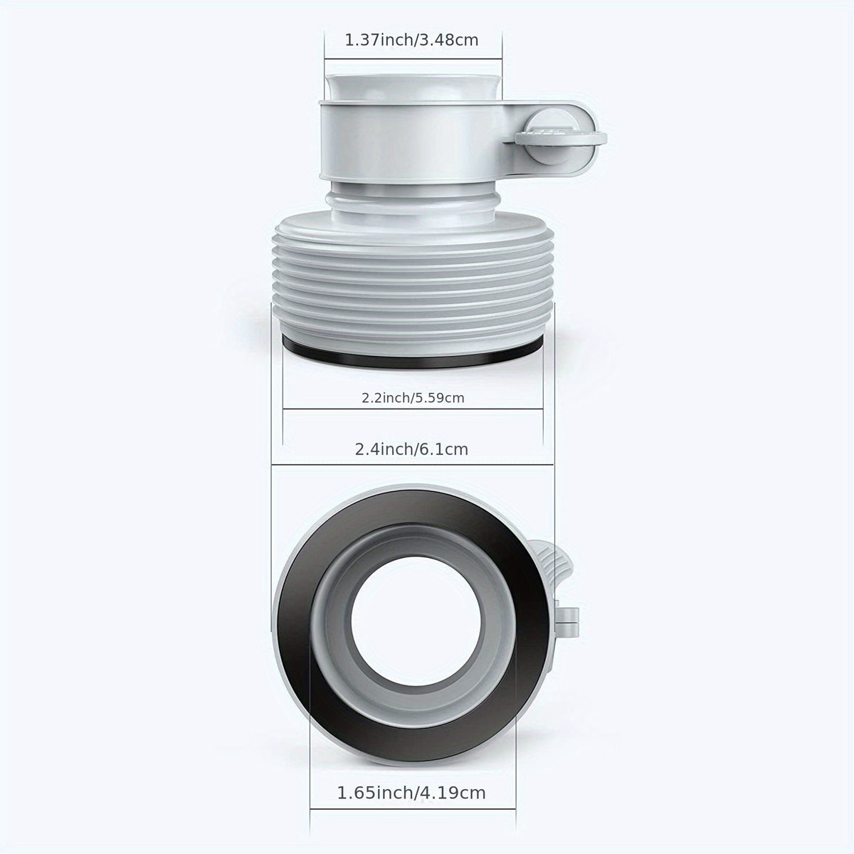 Pool Hose Adapters 1.25 to 1.5 Type B Conversion Kit