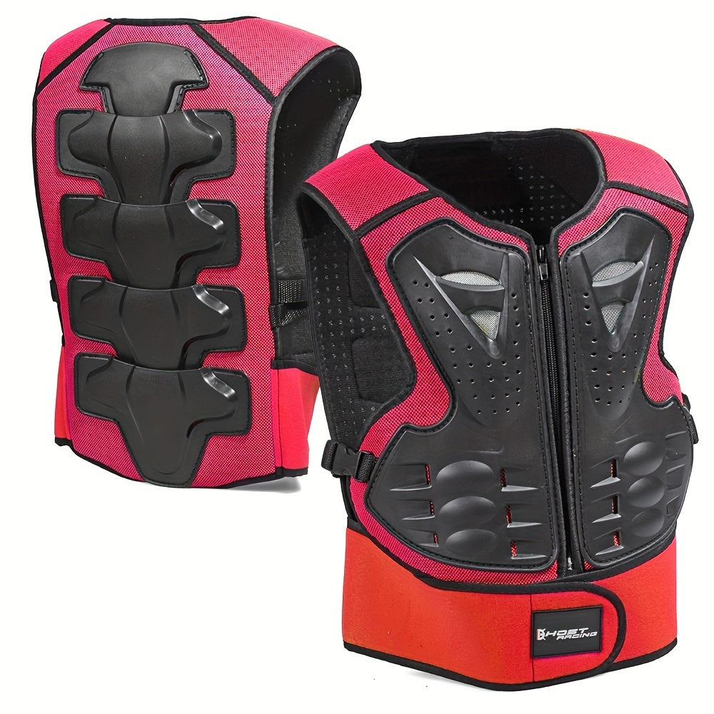 Kids Motorcycle Armor Set Elbow Knee Chest Belly Guards
