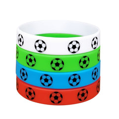 Unisex Soccer Football Silicone Bracelet - Sporty Fan Gift