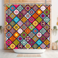 Bohemian Style Shower Curtain 72x72