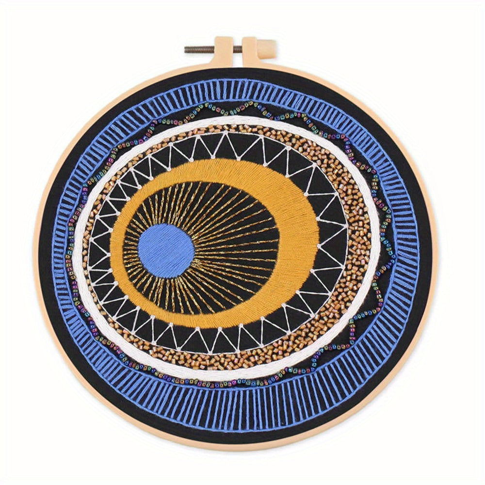Ethnic Elements Cross Stitch Embroidery DIY Kit for Home Decoration