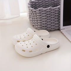 Men's Closed Toe Garden Clogs Soft Sole Slip-On Sandals